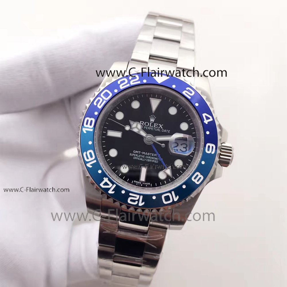 ROLEX GMT Master II 40mm Stainless Steel New Blue Ceramic Watch